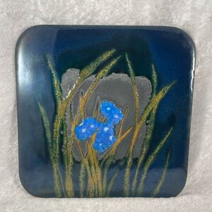 Enamel on Copper Wall Art Signed By Canadian Artist B.E. Eren 1979